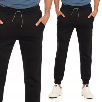 OCIEPLANE SPODNIE DRESOWE MĘSKIE Typu Joggery Wiązane Wygodne MORAJ 