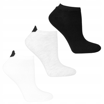 Skarpetki Stopki Damskie Bawełniane Gładkie Kolorowe Serca 3PAK MORAJ 