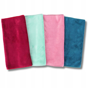 RĘCZNIKI Z MIKROFIBRY Ścierka Zestaw 4 sztuk Ściereczek 30x60 cm MORAJ