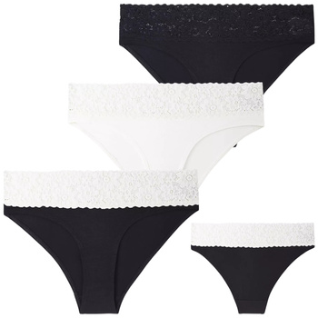 MAJTKI DAMSKIE WISKOZOWE FIGI Z DEKOLATNĄ KORONKĄ WYGODNE MORAJ 3-PAR