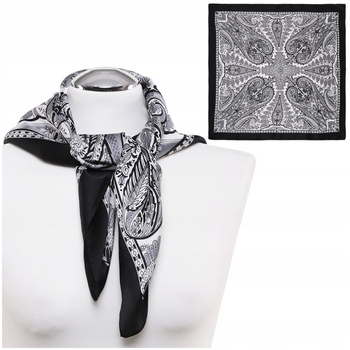 Apaszka Delikatny Szalik Damski Modny Kolor Wzorzysty Szal Zwiewny MORAJ