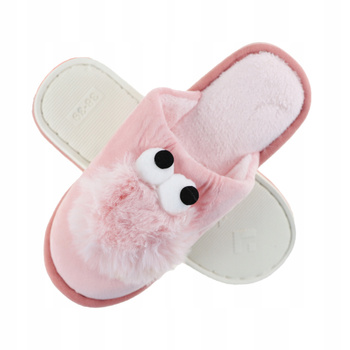 MORAJ Kapcie Damskie Zabawne Różowe 