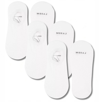 Niskie Skarpetki Stopki Męskie Skarpety do Mokasyn Gładkie MORAJ 3PARY