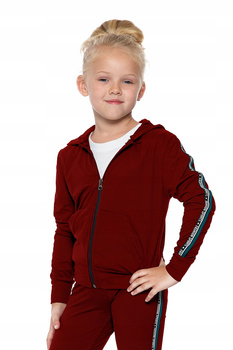 MORAJ Bluza Rozpinana Dziewczęca Kaptur 