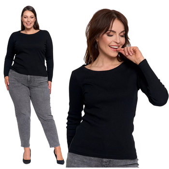 BLUZKA DAMSKA PRĄŻKOWANA LONGSLEEVE KOSZULKA DŁUGI RĘKAW PRĄŻEK MORAJ