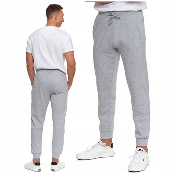 SPODNIE DRESOWE MĘSKIE Klasyczne Spodnie z Kieszeniami Gładkie MORAJ 