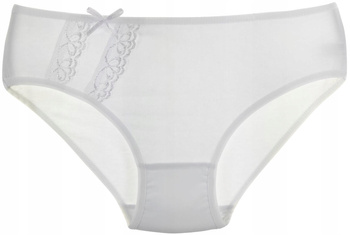 MORAJ Figi Majtki Dziewczęce Białe