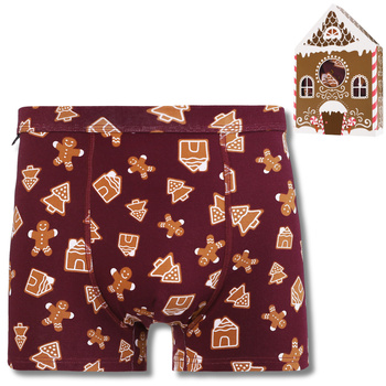 BOKSERKI MĘSKIE ŚWIĄTECZNE W KARTONIKU PREZENT ŚWIĘTA MIKOŁAJKI MORAJ