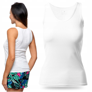 Koszulka Tank Top Damski Bawełniana Podkoszulka Na Ramiączkach MORAJ 