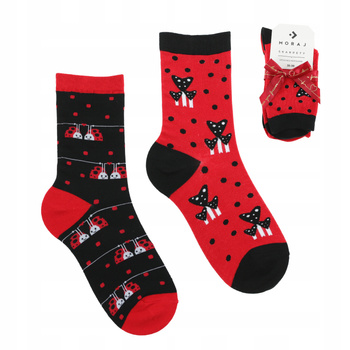 MORAJ Skarpety na PREZENT Walentynki 2-PARY 