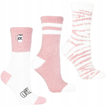 SKARPETY DAMSKIE Ciepłe Skarpetki Bambosze NA PREZENT 3-PAK MORAJ