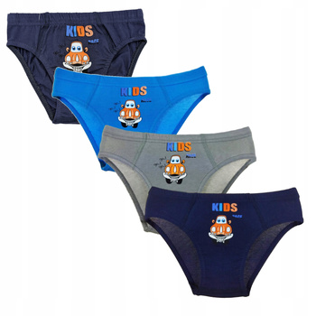 MORAJ Majtki Slipy Chłopięce Kolorowe 4szt.