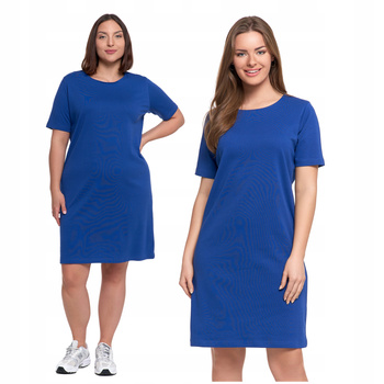 SUKIENKA DAMSKA T-SHIRTOWA Z KRÓTKIM RĘKAWEM PRZED KOLANO NA LATO MORAJ 