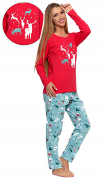 Świąteczna Piżama Damska PREZENT Moraj 