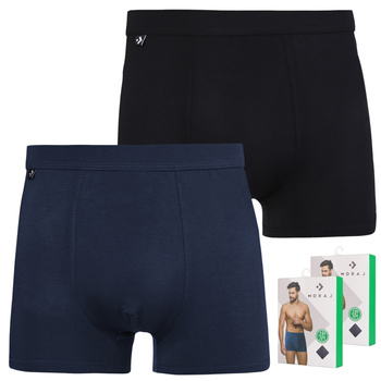 Bokserki Męskie Wiskoza Bambusowa Wygodne Majtki ZESTAW 2-PAK MORAJ