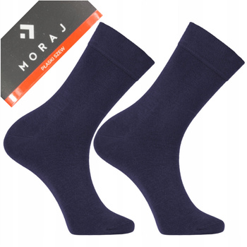 Skarpety Męskie Garniturowe Gładkie Skarpetki Klasyczne 1-para MORAJ 