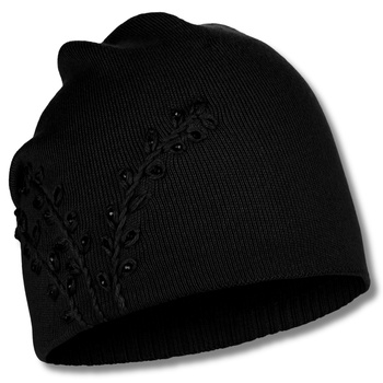 CZAPKA DAMSKA ZIMOWA Z KRYSZTAŁKAMI BEANIE KLASYCZNA CIEPŁA NA JESIEŃ MORAJ