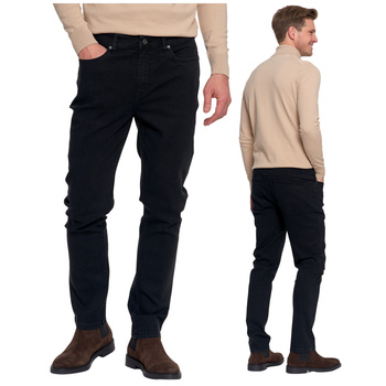 JEANSY MĘSKIE SPODNIE JEANSOWE KLASYCZNE PROSTE NOGAWKI MODNE MORAJ -