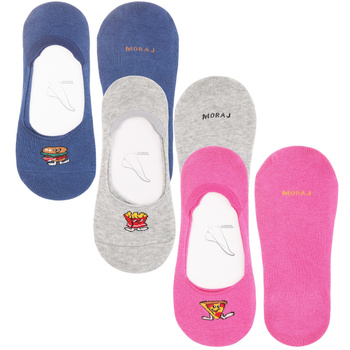 Stopki Damskie Niskie Skarpetki Śmieszne Skarpety Frytki MORAJ 3 PARY