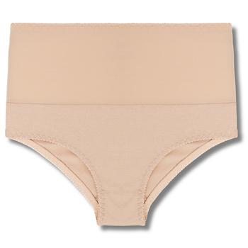 FIGI DAMSKIE ŚCIĄGAJĄCE MAJTKI MAXI BIKINI CZARNE GŁADKIE MORAJ 1-SZT.