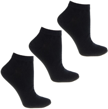 MORAJ Stopki Damskie Klasyczne CZARNE 3-PARY