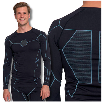 BLUZKA TERMOAKTYWNA MĘSKA CIEPŁA BIELIZNA THERMO KOSZULKA NA ZIMĘ MORAJ