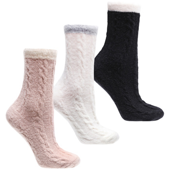 WYSOKIE SKARPETY MORAJ FUTRZANE DŁUGIE SKARPETKI DAMSKIE 3-PAR