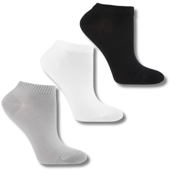 SKARPETKI STOPKI DAMSKIE NISKIE SKARPETY GŁADKIE DO KOSTKI MORAJ 3PAK