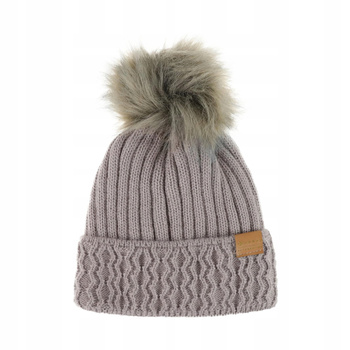 Moraj Czapka Dziecięca Ocieplana pompon 