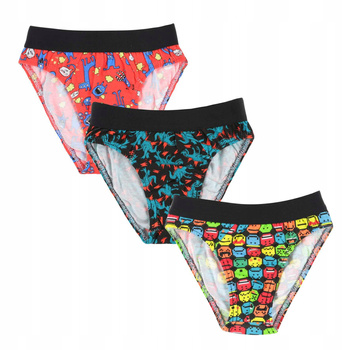 MORAJ Majtki Slipy Chłopięce Kolorowe 3szt.