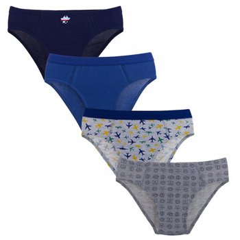 Majtki Chłopięce Slipy Kolorowe MORAJ 4szt.