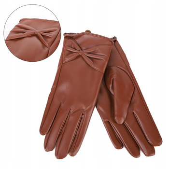 Rękawiczki Damskie Jesień-Zima a'la skóra