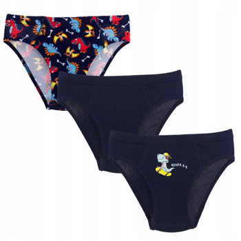 MORAJ Majtki Slipy Chłopięce Dinozaur 3szt.