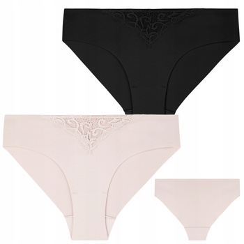 Figi Damskie MORAJ Majtki z Koronką Delikatne Eleganckie 2-szt. MORAJ 