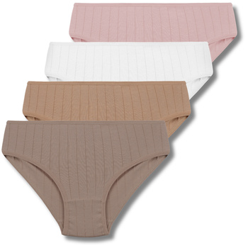 FIGI DZIECIĘCE MAJTKI SZEROKI PRĄŻEK BAWEŁNIANE MORAJ 4-PAR