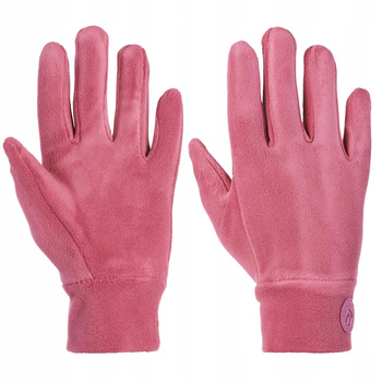 Rękawiczki Damskie Klasyczne Zimowe Ciepłe z Naszywką na chłodne dni MORAJ