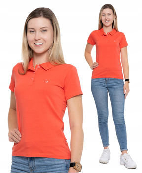 Koszulka Polo Damska PREMIUM Klasyczna Polówka Bawełniana Modna MORAJ 
