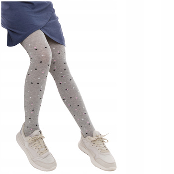 Rajstopy Dziecięce Ciepłe Gładkie Miękkie Wygodne Bawełniane MORAJ 