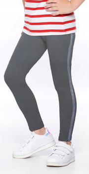 MORAJ Legginsy Dziewczęce Brokatowy Lampas