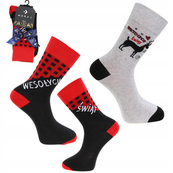 Skarpetki Świąteczne Moraj 2 pary PREZENT