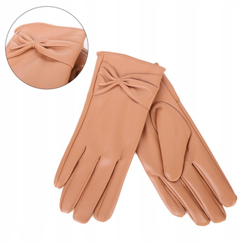 Rękawiczki Damskie Jesień-Zima a'la skóra