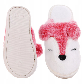 Kapcie Damskie Zwierzaki Papcie Do Domu Bambosze Wygodne MORAJ 