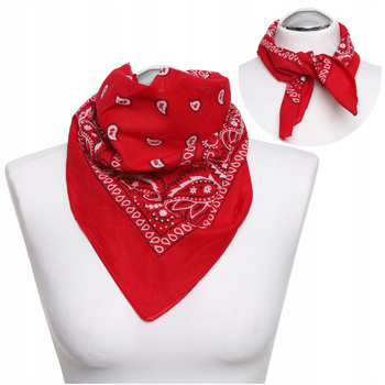 Bandana Chusta Bandanka Klasyczna Ponadczasowy Wzór Apaszka Chustka MORAJ