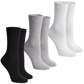 SKARPETY DAMSKIE MORAJ SKARPETKI PRĄŻKOWANE DŁUGIE KLASYCZNE 3-PAR