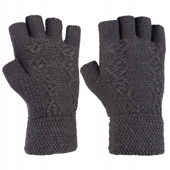 Rękawiczki Damskie Bez Palców Ocieplacze na Ręce Sweterkowe Ocieplane MORAJ