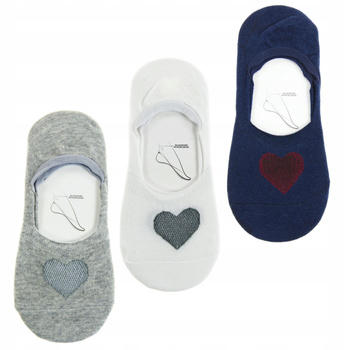 Moraj Niskie Stopki Balerinki Serca 35-38 3-par