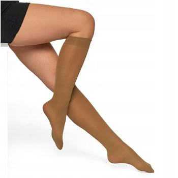 PODKOLANÓWKI DAMSKIE Rajstopowe Gładkie SAFARI MORAJ 1-PARA 40 DEN