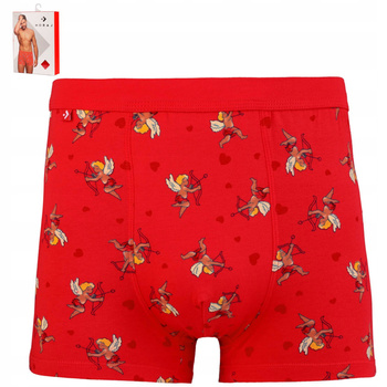 Bokserki Męskie Dopasowane Wygodne Prezent na Walentynki AMORKI MORAJ 