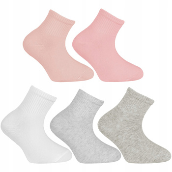 SKARPETKI DZIECIĘCE MORAJ Skarpety Za Kostkę Jednokolorowe 5-PAK 