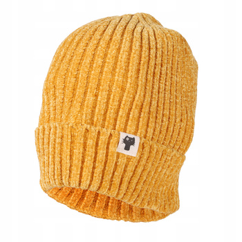 Dziecięca czapka ciepła na zimę kot MORAJ